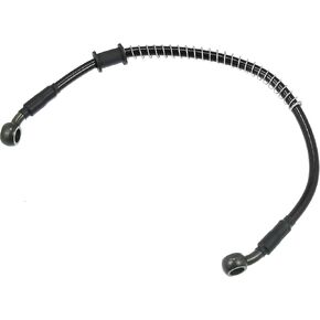 Motoforti 160 سم 62.99 بوصة 10 مم 28 درجة دراجة نارية مضفرة فرامل الفرامل خراطيم الزيت خط الأنابيب مخلب خنق خط الغاز أنابيب الوقود الأسود للمركبة للدراجة الترابية