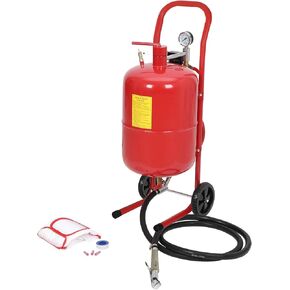 GAOMON Sand Blaster 10 Gallon, Portable Air Sandblaster 125PSI, High Pressure Air Sandblaster with 6" Wheels, Rust Removal and Special Surface Treatment of Material