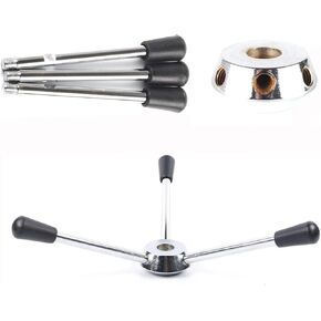 Drill Press Machines Parts, Bench drill Handle Base and 211mm Feed Hub Wheel Handle Bar Set, Metalworking Tool, Drill Press Machines Parts, CNC Drill Press Press Machines Parts