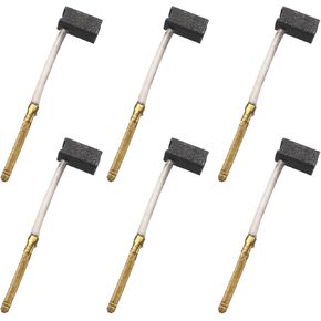 445861-03 445861-25 Carbon Brush Set for DeWalt Porter Power Tools DW160 DW402 D26450 27709 DW421 DW887（6pcs）