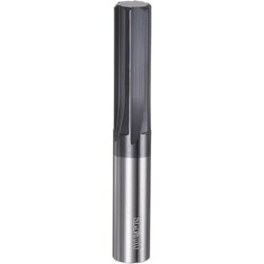 HARFINGTON Carbide Chucking Reamer 0.4"(10.16mm) Dia Straight Flute Straight Shank Machine Reamer Tool for Metal and Lathes CNC Machining Centers, Black