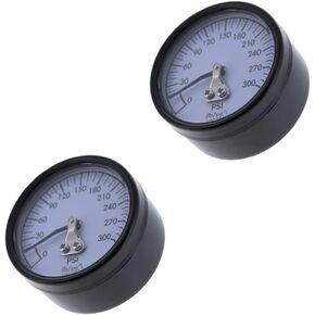 DeWalt OEM A18885 Air Compressor Gauge (2 Pack) 919-15204 919-16504 919-72755 919-72757 ACBL530VP ACBL530VP ACBL530VP ACBL530VP ACBL530VP ACBL530VP ACBL660V ACBL660V ACSL530RVP AFL2512