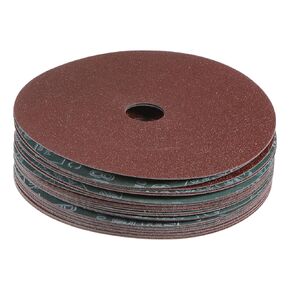 25pcs 40 Grit Aluminum Oxide Resin Fiber Discs 6"x7/8" Metal Sanding Grinding Discs for Angle Grinding Machine Polishing and Grinding Metals, Wood, and Fiberglass