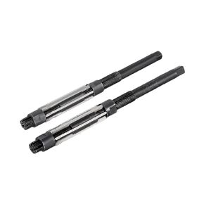 uxcell 2pcs 11.75-12.75mm, 12.75-13.75mm Adjustable Hand Reamer High Speed Steel H8 6 Straight Flute Milling Cutter Tool