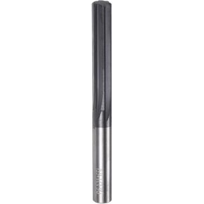 HARFINGTON Carbide Chucking Reamer 0.25"(6.36mm) Dia Straight Flute Straight Shank Machine Reamer Tool for Metal and Lathes CNC Machining Centers, Black