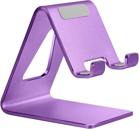 Aoviho Cell Phone Stand for Desk, Aluminum Phone Holder, Rose Gold | Built to Last, Hands-Free Viewing, Fits iPhone 17/16/15 Series & Samsung Galaxy, Ideal for Home & Office in Saudi Arabia
