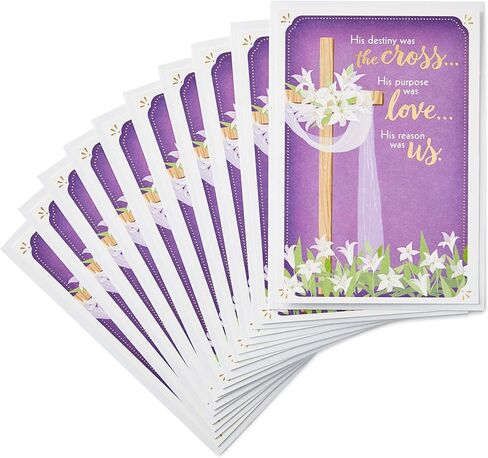 Dayspring Pack of Religious Easter Cards, Blessings at Easter (10 Cards with Envelopes) in Kuwait