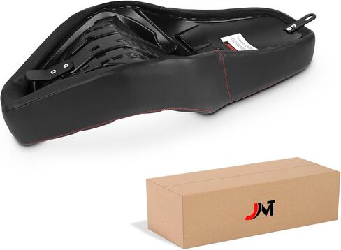 وسادة خياطة ماسية لمقعد الراكب من قطعة واحدة متوافقة مع Honda CMX 300 500 CMX300 CMX500 Rebel300 Rebel500 2017-2023 (خياطة حمراء، نمط ماسي) in Kuwait