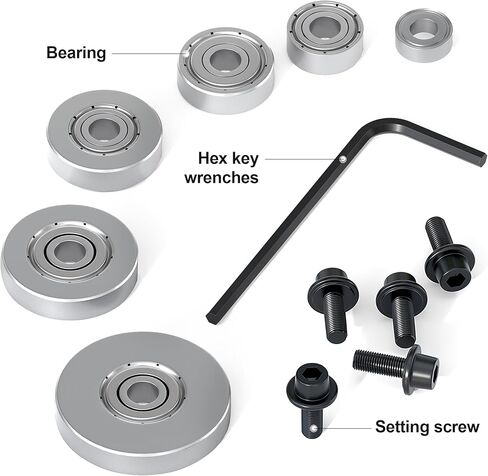 6 قطع محامل لقم رابيت رابيت بديلة مجموعة محامل علوية لقمة التوجيه - ضياء داخلي. 3/16 بوصة والقطر الإجمالي 3/8 بوصة، 1/2 بوصة، 5/8 بوصة، 3/4 بوصة، 7/8 بوصة، 1-1/8 بوصة in Kuwait