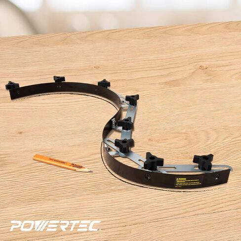 POWERTEC 71527 قالب منحني مرن مقاس 107 بوصة - أداة النجارة الاحترافية in Saudi Arabia