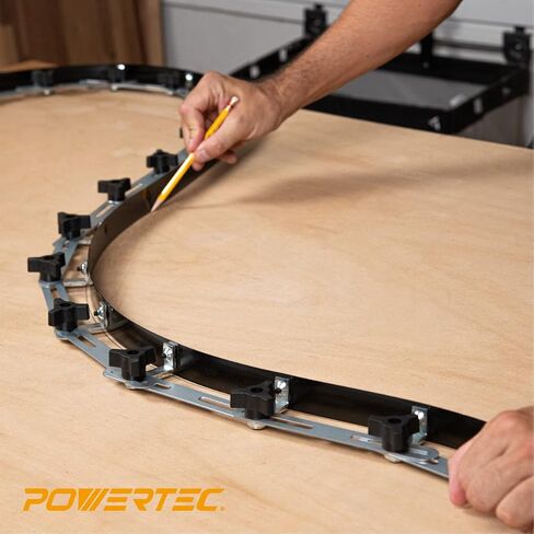 POWERTEC 71527 قالب منحني مرن مقاس 107 بوصة - أداة النجارة الاحترافية in Saudi Arabia