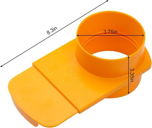 Dust Collection Fittings 4 Inch Blast Gate 70295 Dust Collection Fittings compatible for Dust Hoses and Flanges(4 Pack) in Saudi Arabia
