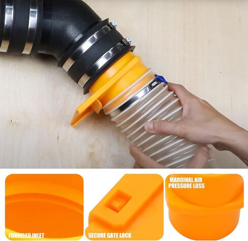 Dust Collection Fittings 4 Inch Blast Gate 70295 Dust Collection Fittings compatible for Dust Hoses and Flanges(4 Pack) in Saudi Arabia