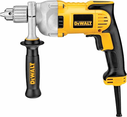 DEWALT Drill, Variable Speed Reversible, Pistol Grip, Anti-Lock Control, 1/2-Inch, 10.5-Amp (DWD220), Yellow in Saudi Arabia