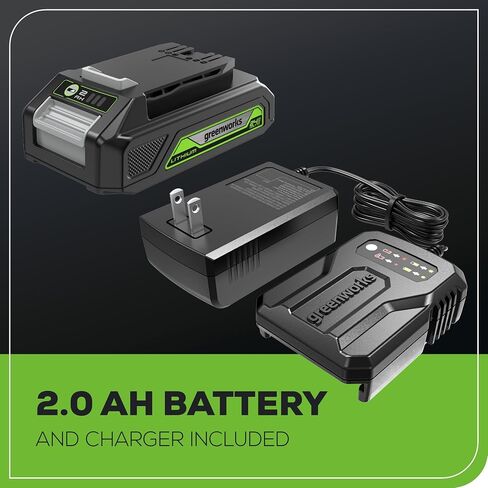 Greenworks 24V Brushless Jig Saw，1*2AH Battery+2A adaptor, 6PCS Blades (4 x Saw blade for woodworking. 2 x Saw blade for metal) in Saudi Arabia