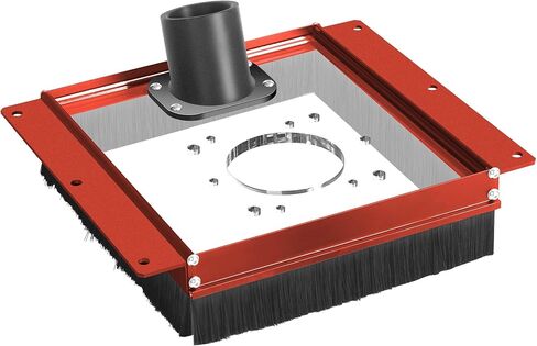 SpeTool Dust Collection Shroud for Slab Flattening Router Sled, 2-1/2" Dust Collection Interface connect Dust Extractor, Slab Flattening Mill Accessories compatible with Most Routers in Saudi Arabia