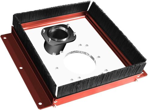 SpeTool Dust Collection Shroud for Slab Flattening Router Sled, 2-1/2" Dust Collection Interface connect Dust Extractor, Slab Flattening Mill Accessories compatible with Most Routers in Saudi Arabia