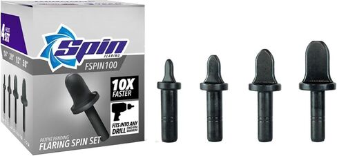 مجموعة لقم مثقاب FSPIN100 مع لقم مقاس 1/4 بوصة 3/8 بوصة 1/2 بوصة 5/8 بوصة in Saudi Arabia