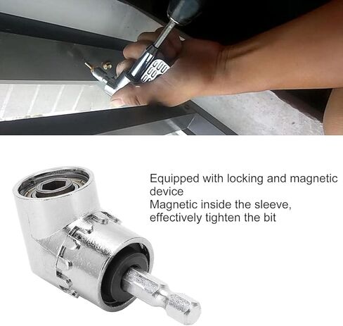 محول مثقاب كهربائي بزاوية يمنى 105 درجة من جي تي سي مع مقبس بت مغناطيسي ومحرك تغيير سريع (DDC-3018) in Kuwait