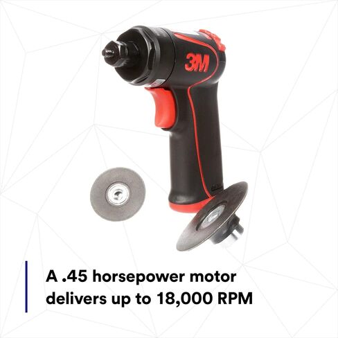 3M Pistol Grip Disc Sander, 33577, 18,000 RPM, 50mm and 75mm, 1 per box, Automotive Tool for Abrasive Disc Grinding, Weld Cleanup, Paint-Stripping in Saudi Arabia