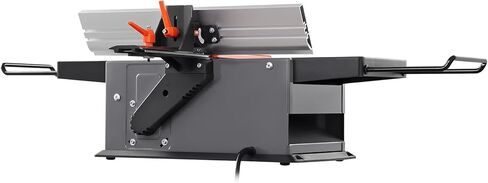 VEVOR Spiral Benchtop Jointer, 8-Inch, 2HP 10000 RPM Bench Top Wood Jointer, 18-Blade Spiral Cutterhead with Extendable Arm up to 6.5'' and 8x42.3'' Worktable 0-1/8'' Adjustable Depth, for Woodworking in Kuwait