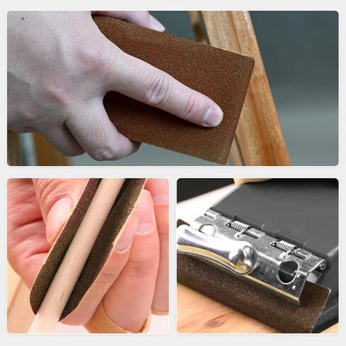 KENDO Sandpaper Assortment 24 PCS,12 Grits 120-3000,Wet Dry Sanding Sheets | 12 Grits,DIY & Workshop Use for furniture refinishing, auto body prep, metal polishing and general repair projects in Saudi Arabia