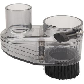 CNC Router Dust Shoe, 52mm Diameter Clear Dust Shoe with 38mm Hose Diameter for 52mm Spindle Motors and Router, Magnetic Adjustable Height