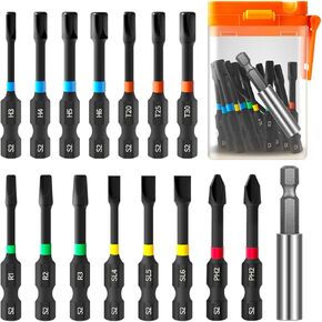 25Pack 2 In. Driven Phillips #2 Impact Tough Screwdriving Insert Bits