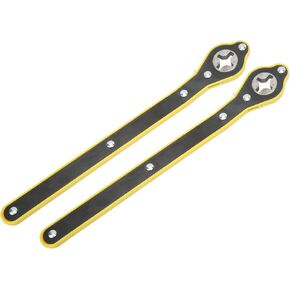 Ratchet Wrench, Car Jack Ratchet Wrench, Pair 13.4in Car Jack Ratchet Wrench Labor Saving Tire Wheel Lug Wrench Repair Tool for Car SUV Truck