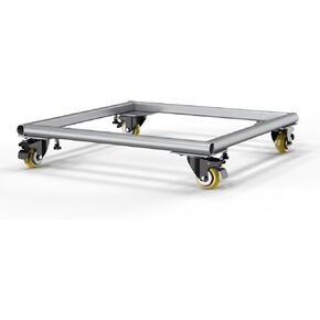 Universal Rolling Mobile Base,Heavy Duty Adjustable Mobile Power Tool Base 25" x 25" to 38" x 38", with Swivel Wheels, for Woodworking Equipment,Bandsaw, Power Tools, Machines 650 LBS Capacity