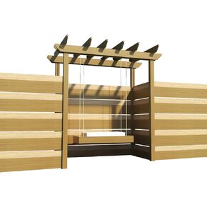 DIY Pergola Swing Plans - Build Your Own Outdoor Swinging Arbor!, pws65