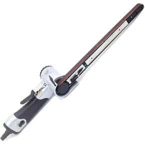 Pneumatic Air Belt Sander 1/2" x 24" Spot Weld Removal Pneumatic Belt Grinder for Metal Polishering Rust Removal Woodworking 18000RPM
