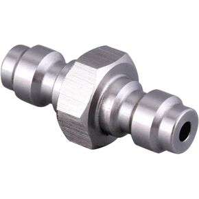 8mm quick disconnect plug adapter, 1/8 "BSPP internal thread, diving bottle accessory, universal 8mm double external thread. External thread stainless steel material