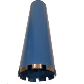 6-Inch Laser Welded Wet/Dry Diamond Core Drill Bits for Cutting Concrete and Asphalt, Professional Quality, Fast Drilling, 6" Diameter x 17" Length