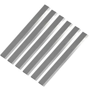 6 Inch HSS Planer Blades for 6" Thickness Jointer Planer 6" x 3/4" x 1/8", Single Edge, Set of 6 pcs