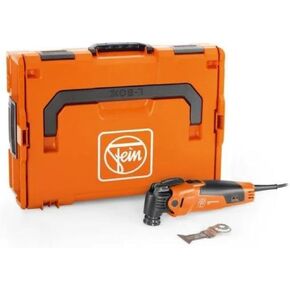 Fein MultiMaster MM 500 Plus Oscillating MultiTool Set with QuickIn, Anti-Vibration System and Tacho Generator - 350 W, StarlockPlus Tool Mount - 72296769090