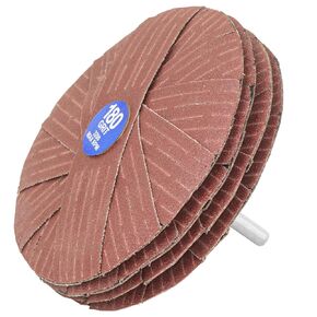 4 inch Mop Star Molding Flap Sander Wheel for Hand Drill or Drill Press 1/4" Shank 180 Grit