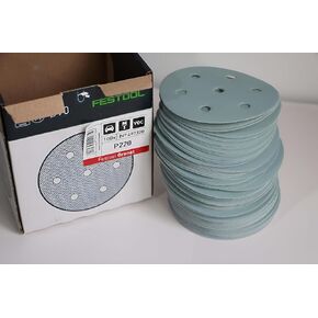 100 Pack 497370 Abrasive Sanding Discs 497370 Granat P220 Grit RO 90 3-1/2-Inch (90mm) Diameter Abrasive Sheet Granat STF D90/6 P220 GR/100 Fit for Festool RO 90 DX
