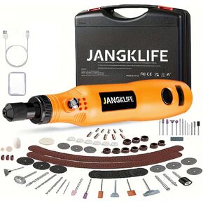 مجموعة أدوات دوارة لاسلكية صغيرة، 3 سرعات قابلة للتعديل وقابلة لإعادة الشحن عبر USB مع 139 ملحقًا للصنفرة والتلميع والحفر والحفر والحرف اليدوية in Kuwait