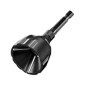 1/4'' Hex Shank Deburring External Chamfer Tool with Tungsten Steel Blade, Quick Release Deburring Chamfering Drill Bit Bolt Deburring Tool Fits 1/8" to 3/4" for Steel/Copper/Brass/Plastic
