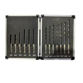 Drill America 13 Piece KFD Black & Gold Quick Change Hex Shank Drill Bit Set, KFDHEX Series