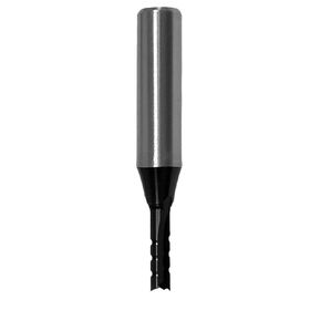 Straight Router Bit Coating Solid Carbide with 3 Flutes, 1/2" Shank x 6mm Cutting Diameter x 3/4" Cutting Depth Industry Grade CNC Plunge Cut