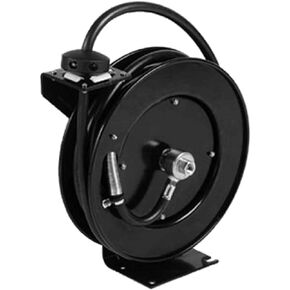 T&S Brass 5HR-242-GH Hose Reel, Open, Powder Coated Steel, 3/8" x 50' Hose, 3' Connector Hose with GH Adapter in Kuwait