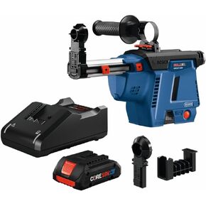 BOSCH GDE18V-26DB15 SDS-plus® Bulldog™ Mobile Dust Extractor Kit with (1) CORE18V® 4 Ah Advanced Power Battery