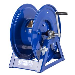 Coxreels 1125WCL-6-C Large Capacity Hand Crank Arc Welding Cable Reel - Holds up to 300’ pg #2 Cable - Electrode and Grounding Lead Reels (Cable Not Included) Professional Grade Made in USA