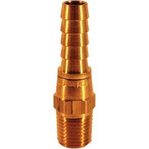 Milton 612-6 3/8" M. End, 3/8" ID Hose - Full Swivel