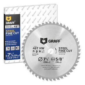 4-1/2 Inch Angle Grinder Circular Saw Blade Set for Wood, Plywood, Laminate, Drywall, Plastic – 40-Teeth Wood Cutting Disc from GRAFF