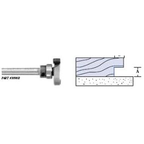 Whiteside Router Bits 3098 Undercut Bit with 1-Inch Large Diameter 1/4-Inch Cutting Length