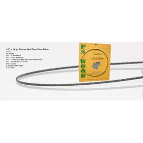 Timber Wolf 72 x 1/8 x 14 tpi band saw blade
