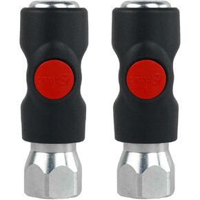 2 Prevost Push Button Automotive Style Truflate Air Coupler 1/2" NPT USI061203